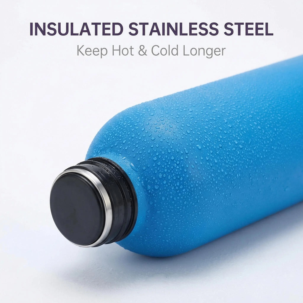 Stainless Steel Tumblers Rubber Printing Double Wall Vacuum Insulated Water Bottles Water Bottle - Image 3