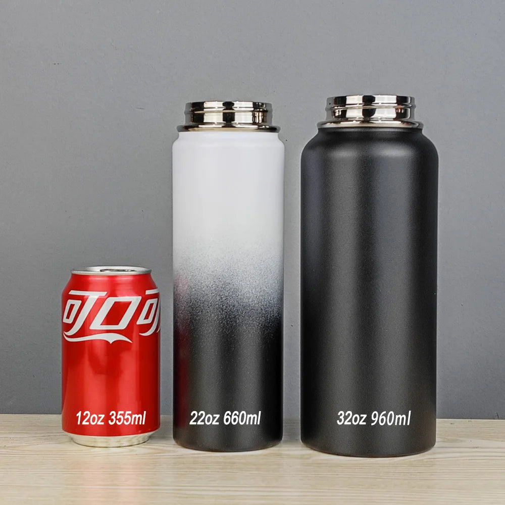 Eco Friendly Gym Drink Sport Insulated Stainless Steel 32oz Flask Sports Water Bottle - Image 4