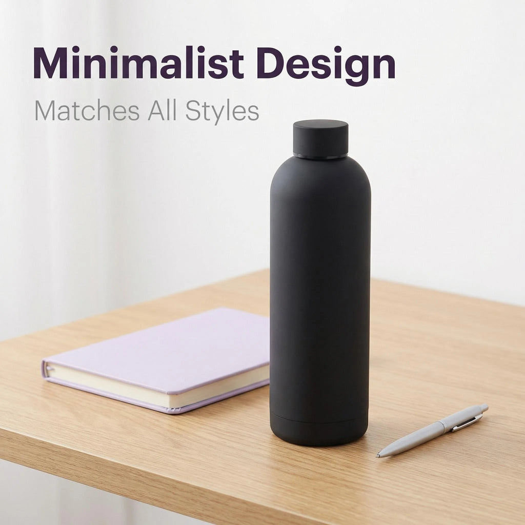 Stainless Steel Tumblers Rubber Printing Double Wall Vacuum Insulated Water Bottles Water Bottle - Image 4